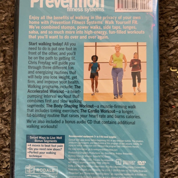 Prevention Fitness Systems: Walk Yourself Fit DVDs - Picture 2 of 2